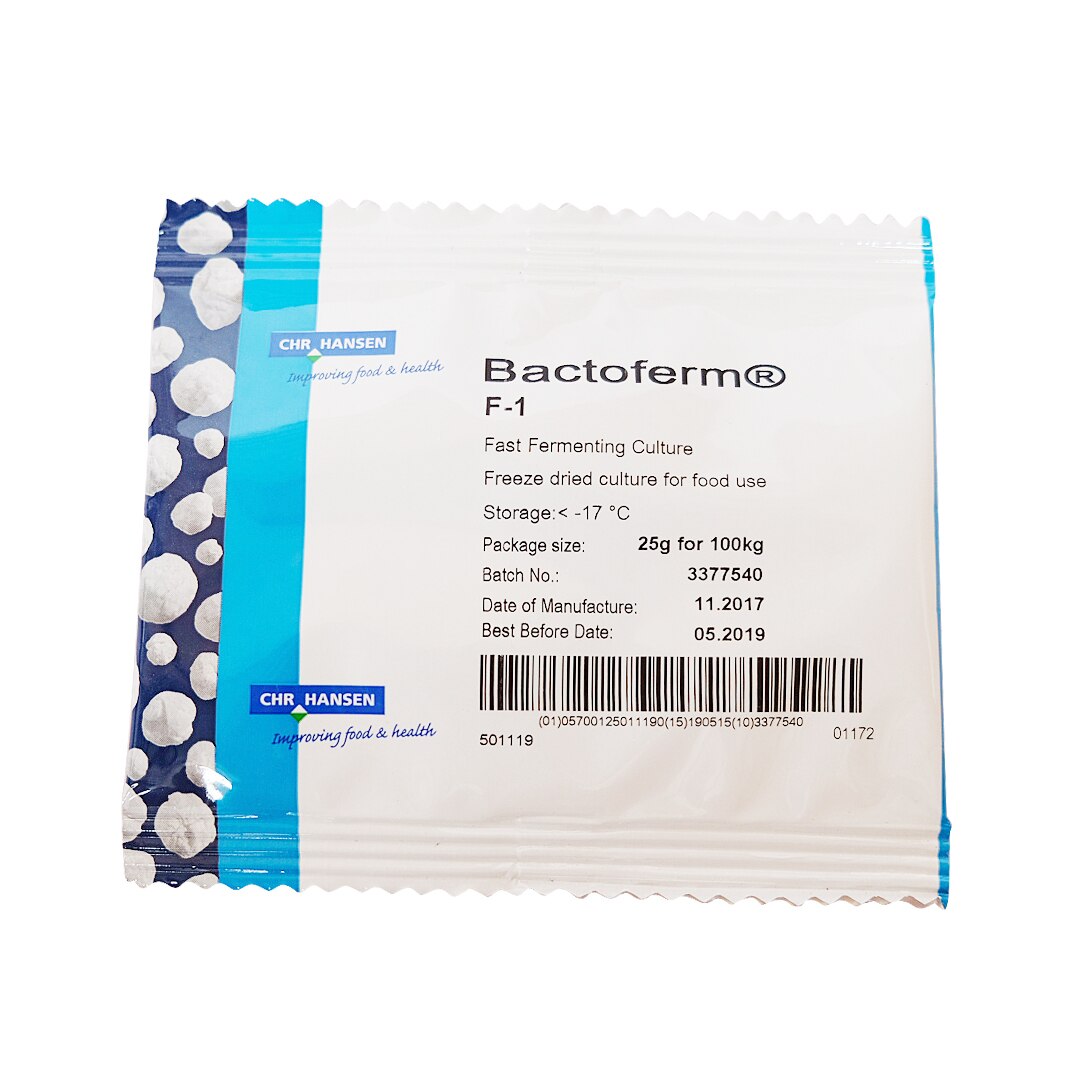 Bactoferm F1 Meat Starter Culture 25g (for fermented sausage)